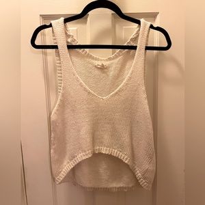Silence + Noise Cropped Sweater Tank